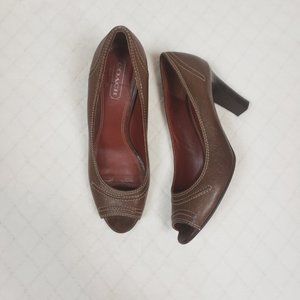 **MARKDOWN** COACH Celest Peep Toe Pumps